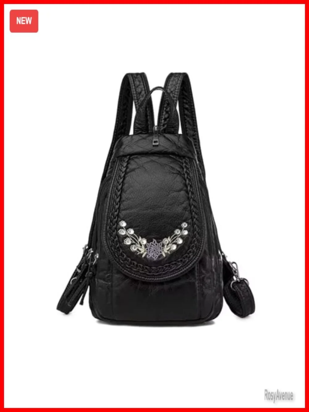 Mini Backpack Purse Women Soft Washed PU Leather Fashion Backpack Ladies